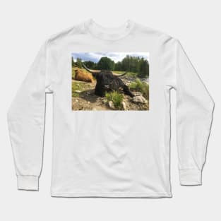 Scottish Highland Cattle Bull 2036 Long Sleeve T-Shirt